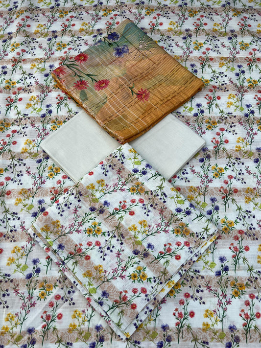 Sharjeena Premium Fancy Lawn 3PC