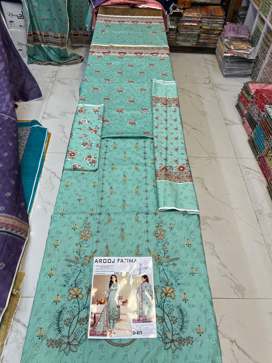 AROOJ FATIMA Original 3Pc Suit