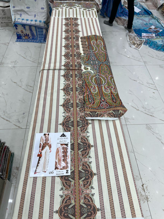 Salabil Digital Printed Cord Set 2Pc