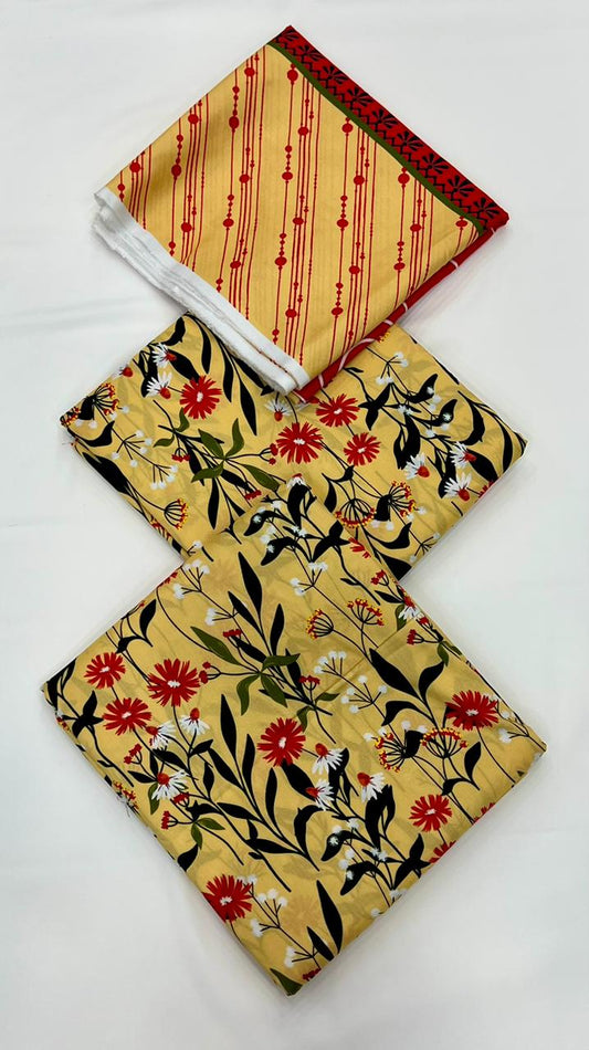 Bareeze Printed Viscose 3PC