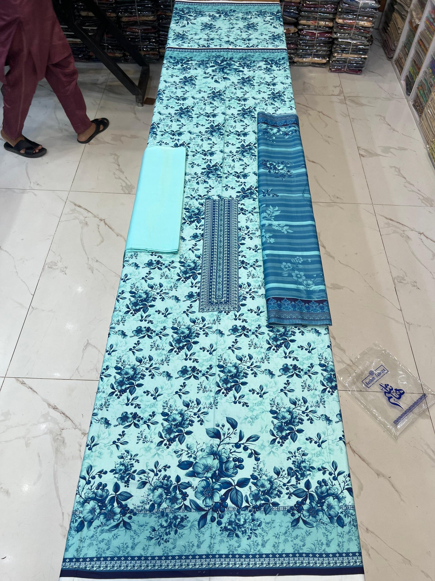 Classic Plain Linen 3PC with Same Fabric Dupatta