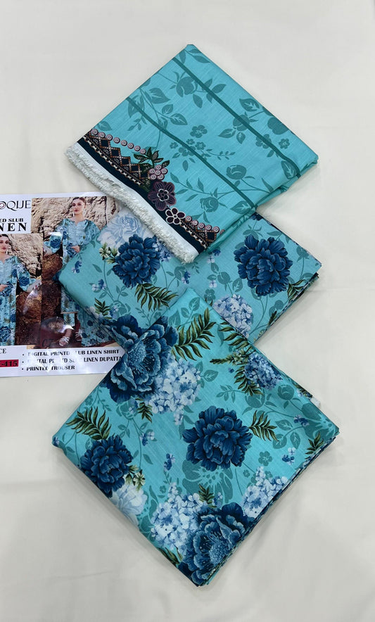 Baroque Slub Linen 3PC