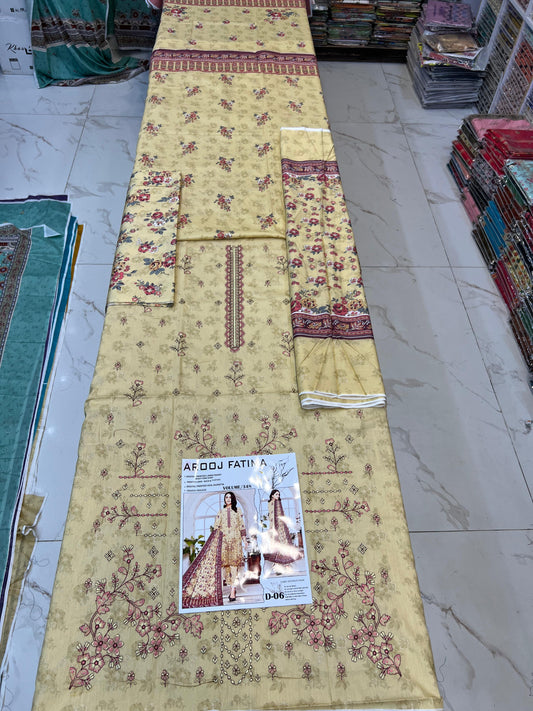 AROOJ FATIMA Original 3Pc Suit