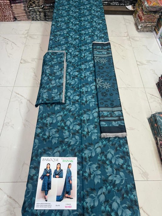 Luxury Barouqe Dhanak 3-PC Collection