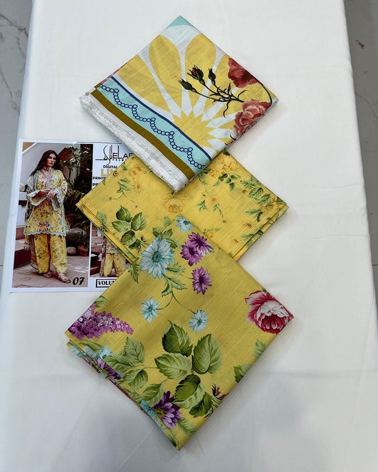 Elaf Winter Slub Linen 3PC 2025-26