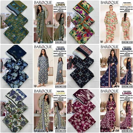 Baroque Doria linen 3PC