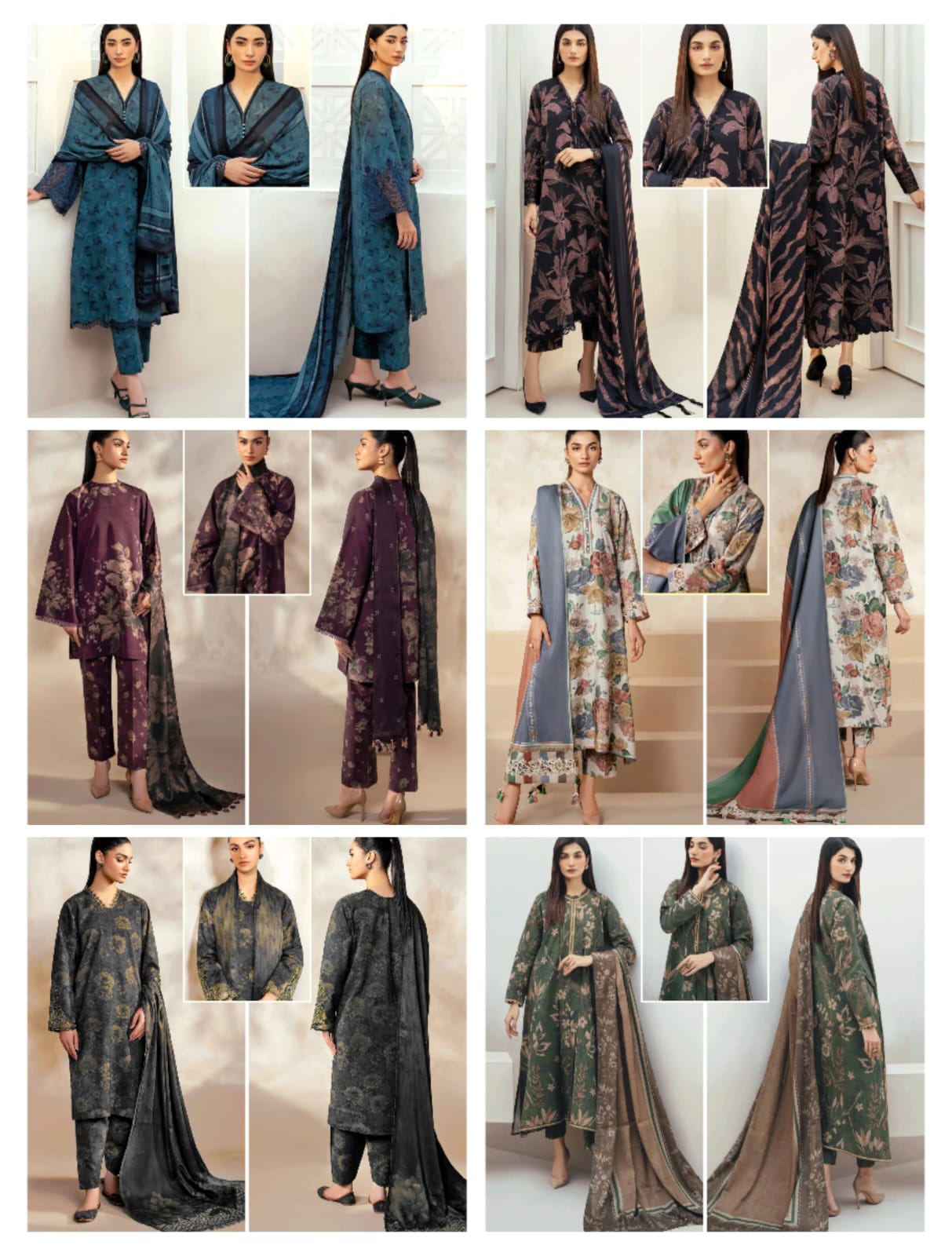 Luxury Barouqe Dhanak 3-PC Collection