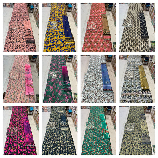 Original Bana Dora Lawn pack Of 12 dresses