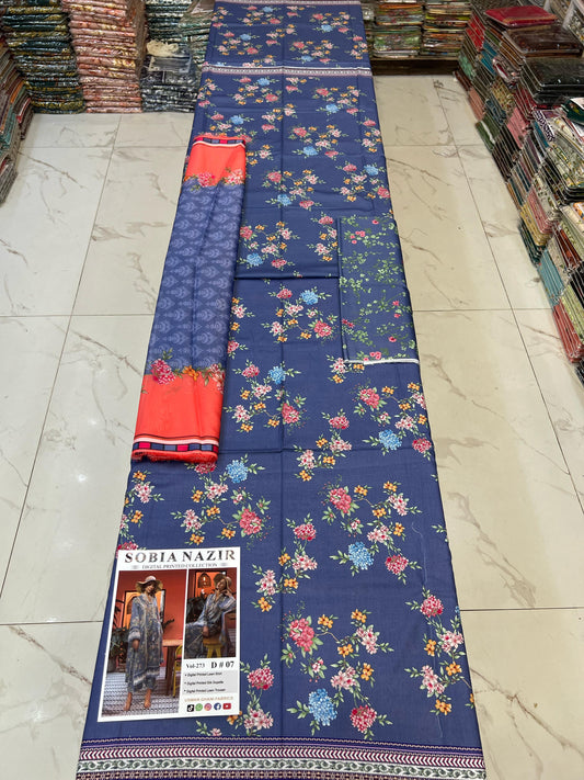 Sobia Nazir LAWN 3Pc Suit
