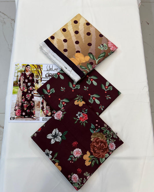 Elaf Winter Slub Linen 3PC 2025-26