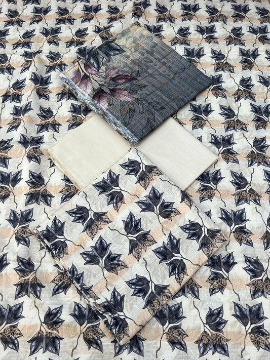 Sharjeena Premium Fancy Lawn 3PC