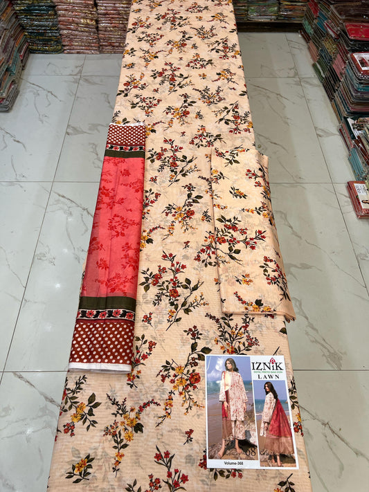 IZNIK BANA DORA LAWN 3pc Suit