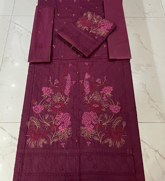 ZARQASH FASHION WEAR EMB 2PC