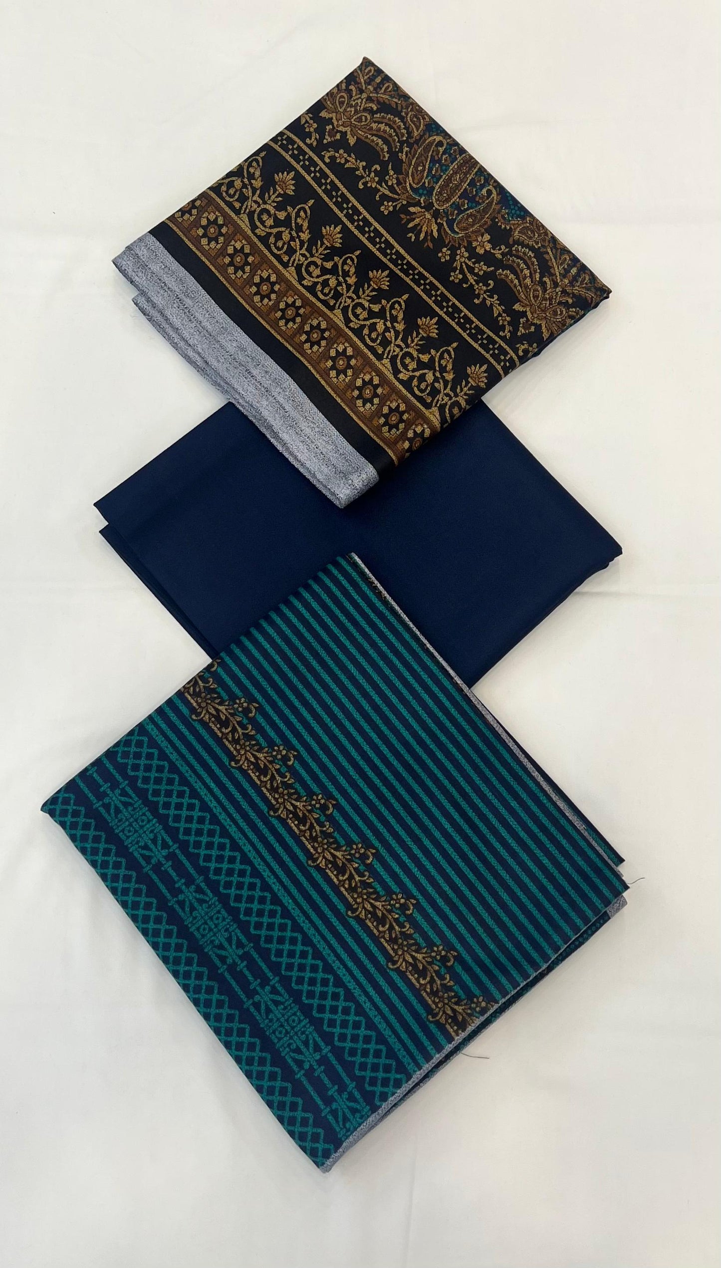 Printed Dhanak 3PC