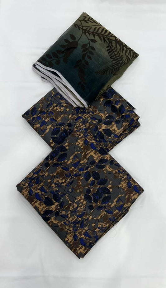 Bana Dora Linen with Bamber chiffon dupatta