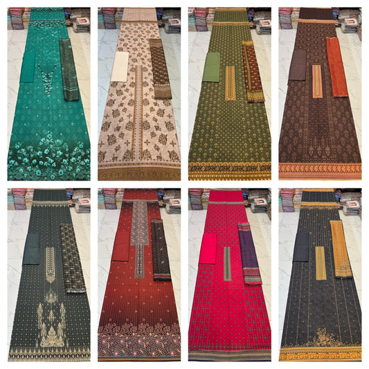 Almas Bana Dora Tarkashi pack of 8 Dresses