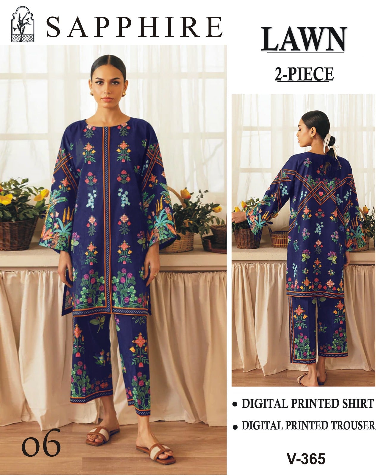 Sapphire Co Ord 2Pc Suit