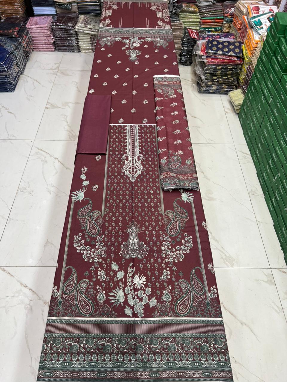 Zarqoon Printed Lawn 3PC