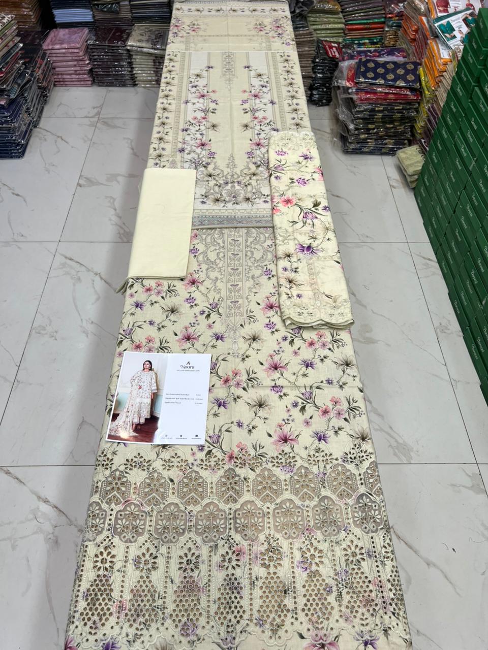 Bat'ha Embroidered Collection – Lawn Luxury 3PC