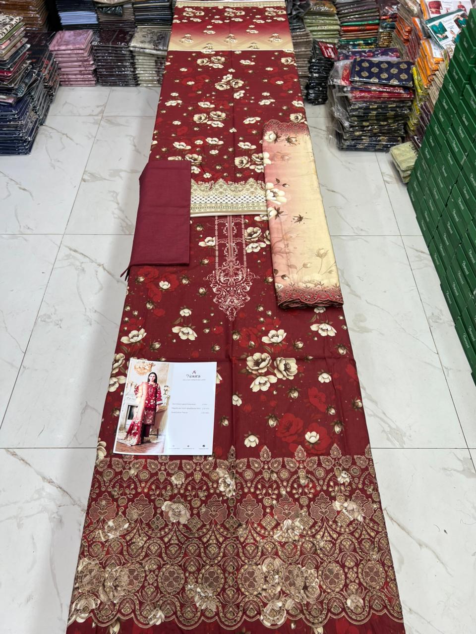 Bat'ha Embroidered Collection – Lawn Luxury 3PC