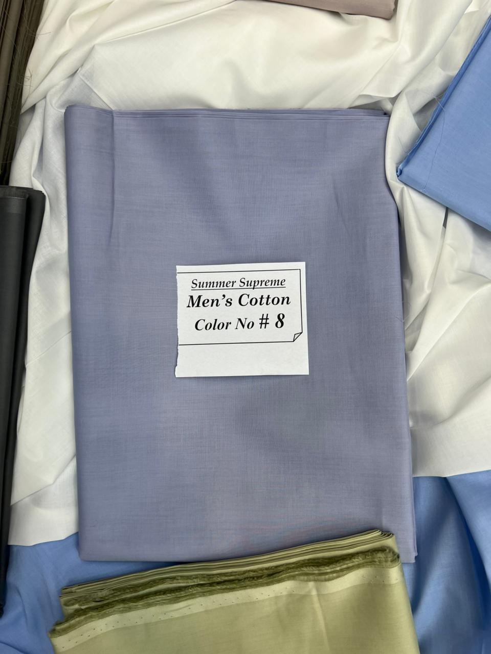 Summer Supreme Soft Cotton – Gents Plain