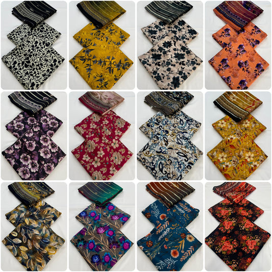 Original Linen 3PC With Fancy Dupatta