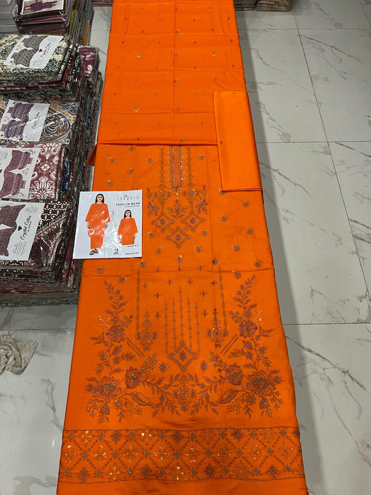 ZARQASH FASHION WEAR EMB 2PC