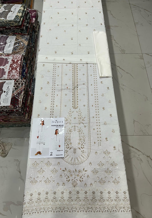 ZARQASH FASHION WEAR EMB 2PC