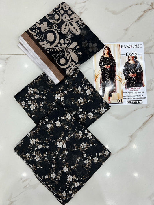 Black Series Lawn 3Pc