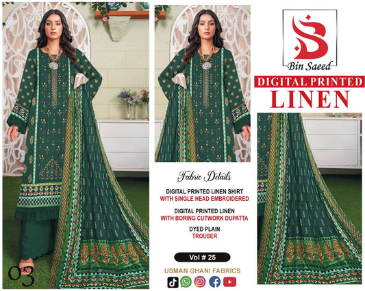 BIN SAEED Embroidered Collection
