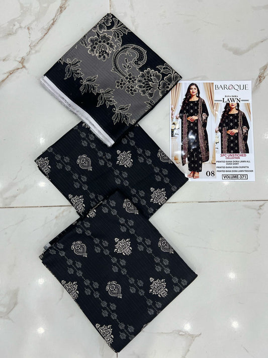 Black Series Lawn 3Pc