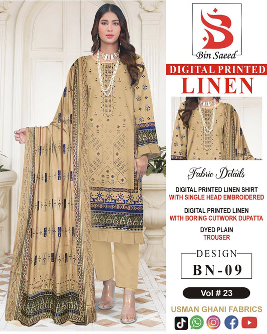BIN SAEED Embroidered Collection