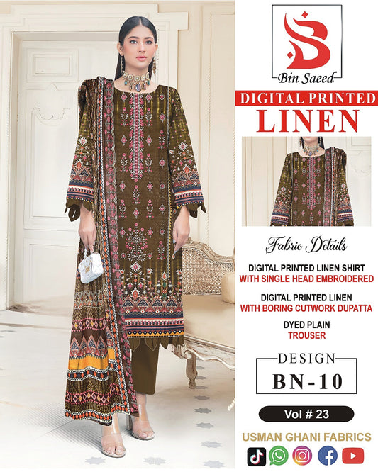 BIN SAEED Embroidered Collection