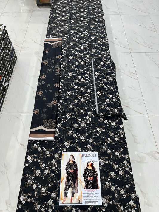 Black Series Lawn 3Pc