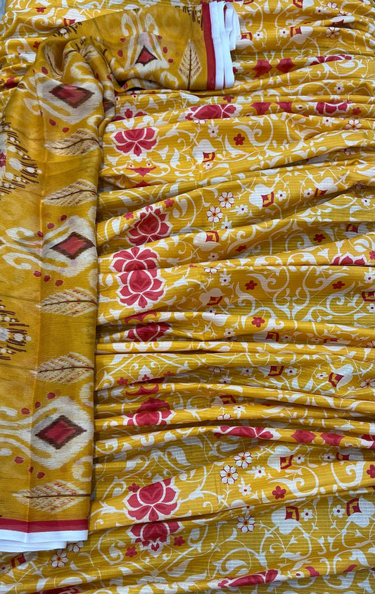 Original Bareeza 3Pc With Bamber Chiffon Dupatta