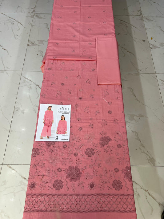 ZARQASH FASHION WEAR EMB 2PC