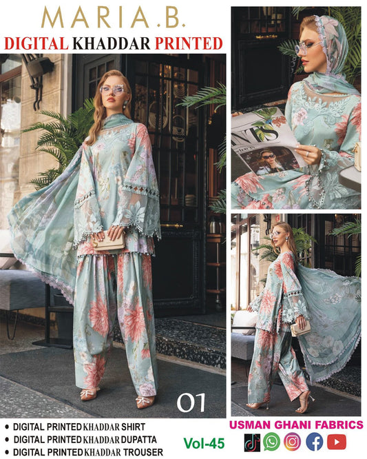 MARIA.B FANTASTIC Khaddar 3PC&nbsp;