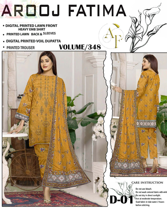 AROOJ FATIMA – Original 3PC