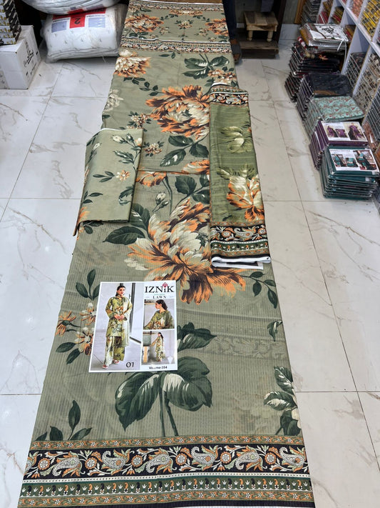 IZNIK TANA DORA LAWN 3PC