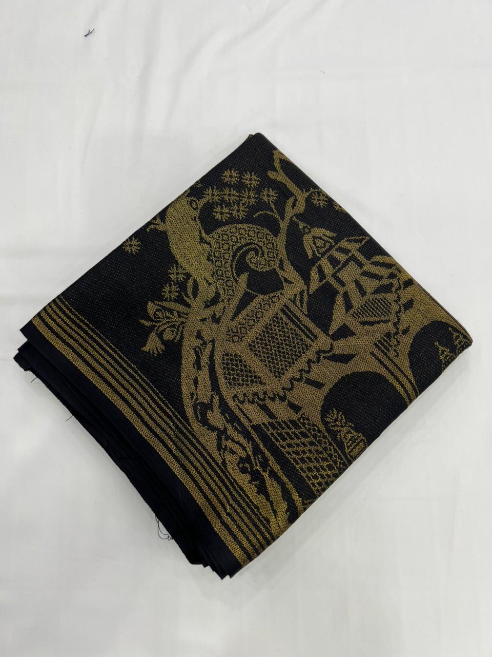 Winter Shawls Jacquard Banarasi