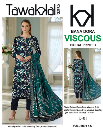 Tawakkal Bana Dora Viscose 3PC