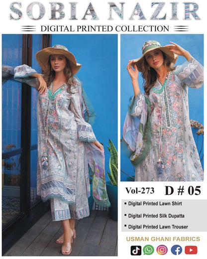 Sobia Nazir LAWN 3Pc Suit