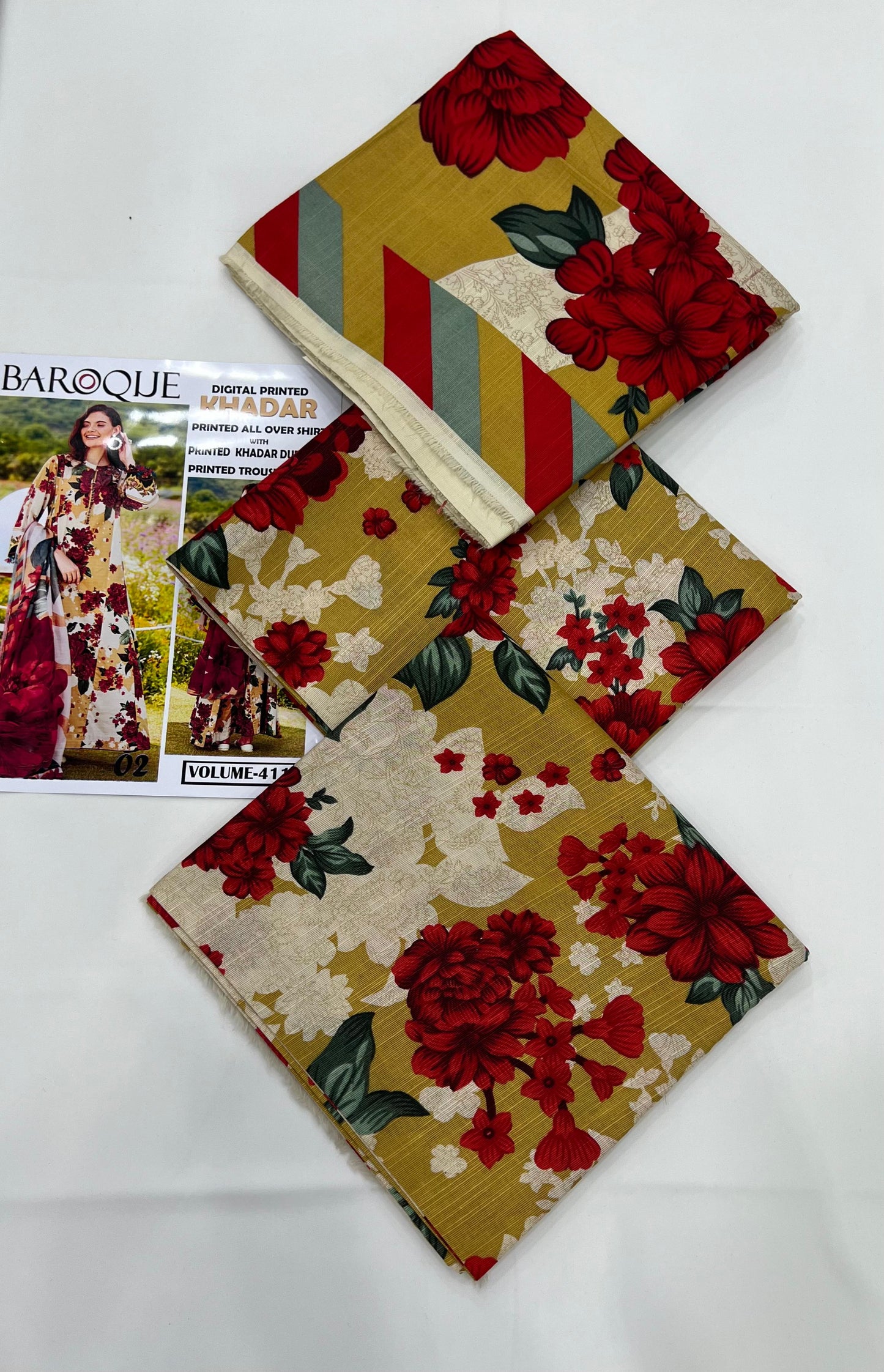 Baroque Khaddar 3PC