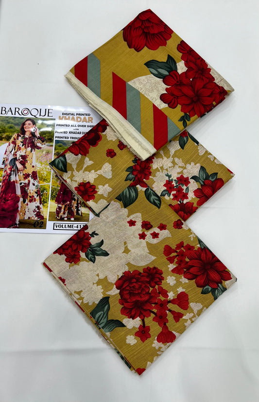 Baroque Khaddar 3PC
