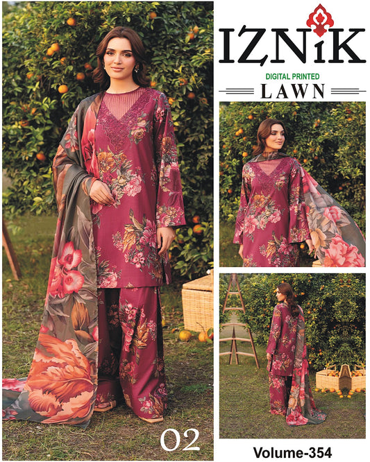ZNIK TANA DORA LAWN 3PC