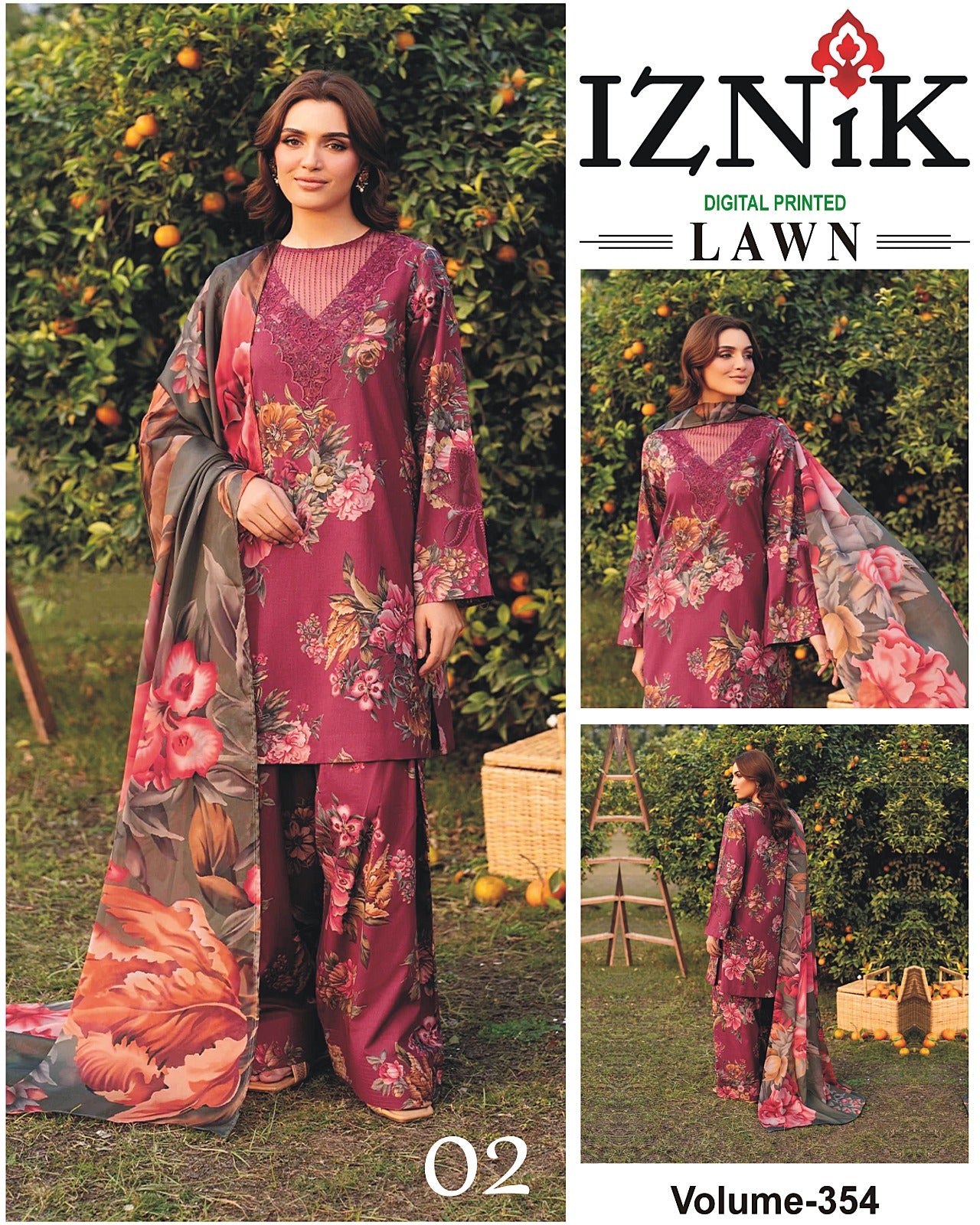 ZNIK TANA DORA LAWN 3PC
