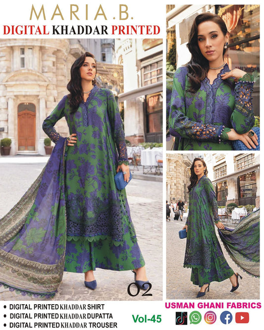 MARIA.B FANTASTIC Khaddar 3PC&nbsp;