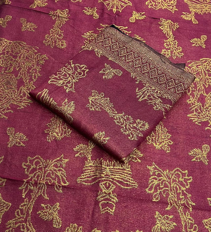 Winter Shawls Jacquard Banarasi
