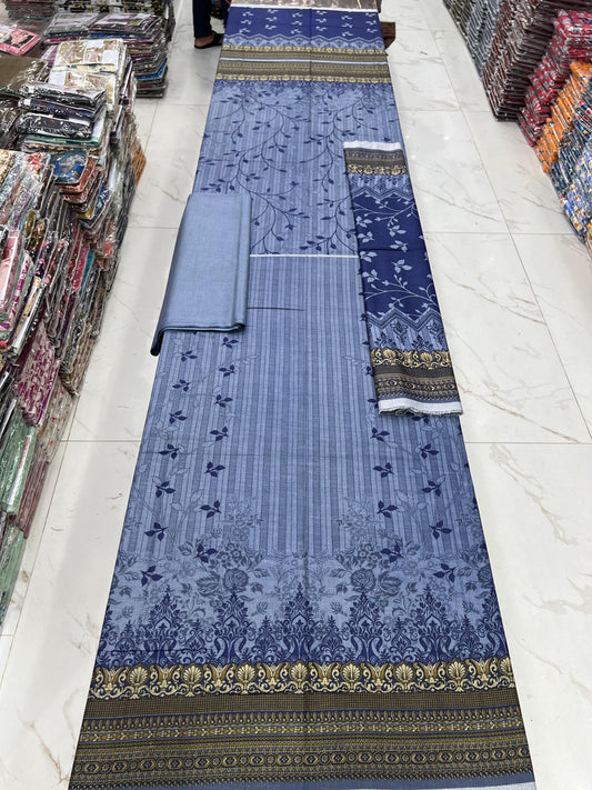 Printed Dhanak 3PC