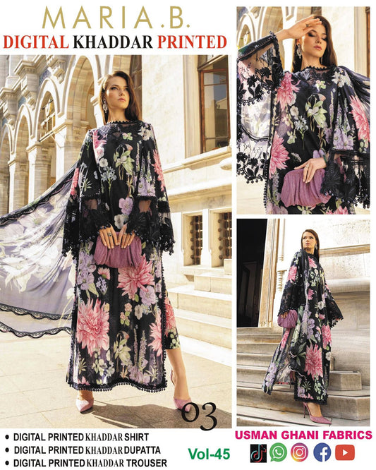 MARIA.B FANTASTIC Khaddar 3PC&nbsp;